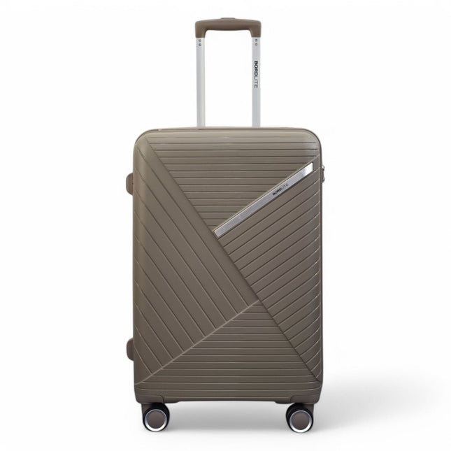 Robust PP Hard Shell 8 Wheels Luggage Travel Holiday Cabin Suitcase Set