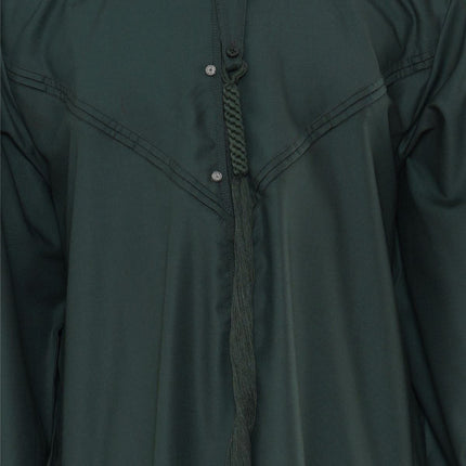 Kids Boys Eid Green Moroccan Jubba Robe Djellaba Ramadan Eid Thobe - K-HM11