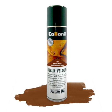 Collonil Nubuk & Mid Brown Velours Spray 200ml Waterproof & Colour Care