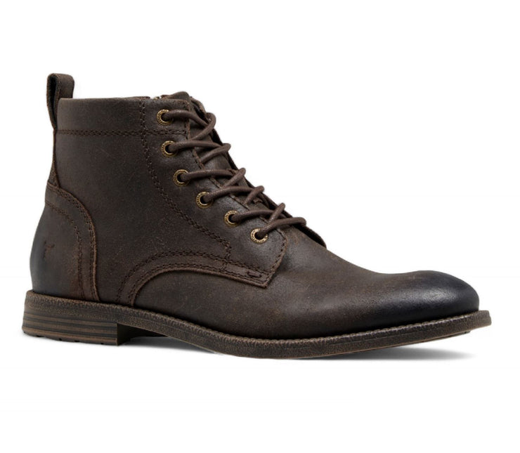 Windsorsmith Mens Brown Leather Casual Chukka Ankle Desert Boots - Sebastien