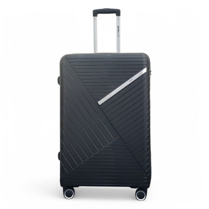 Robust PP Hard Shell 8 Wheels Luggage Travel Holiday Cabin Suitcase Set