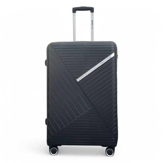 Robust PP Hard Shell 8 Wheels Luggage Travel Holiday Cabin Suitcase Set