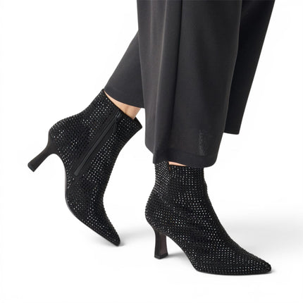 Tamaris Women's Diamante Stiletto Heeled Fashion Ankle Boots - 25385-47