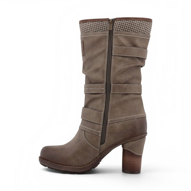 Mustang Women's Mid-Calf Heeled Long Boots - M0162001