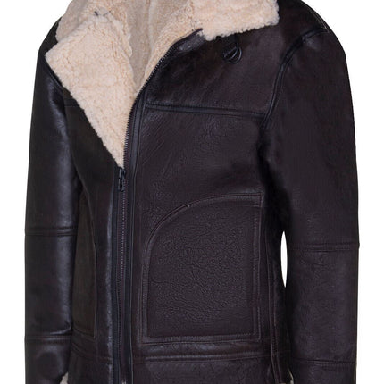 Mens B3 Shearling Sheepskin Aviator Jacket-Gloucester