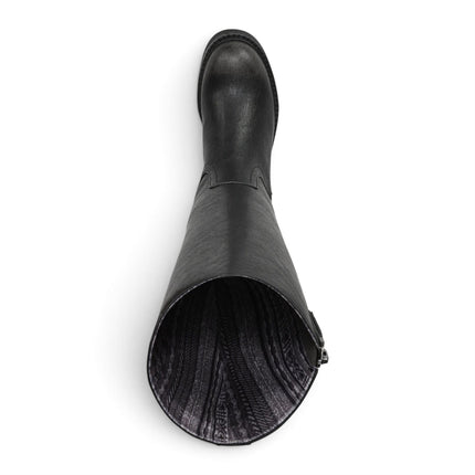 Blowfish Malibu Women's Black Faux Leather High Riding Boots - Venice Tall