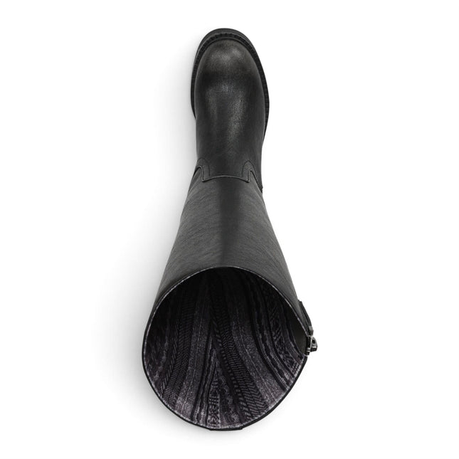 Blowfish Malibu Women's Black Faux Leather High Riding Boots - Venice Tall