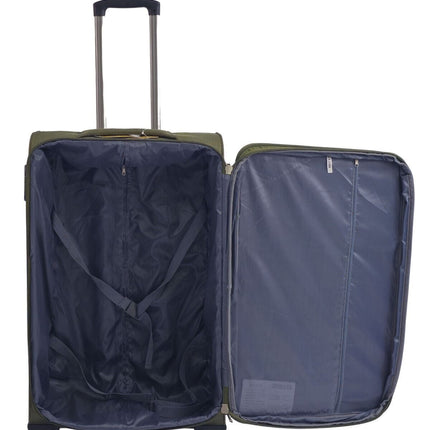 Soft 3 pcs Luggage Suitcase Set Cabin Light Travel Bags