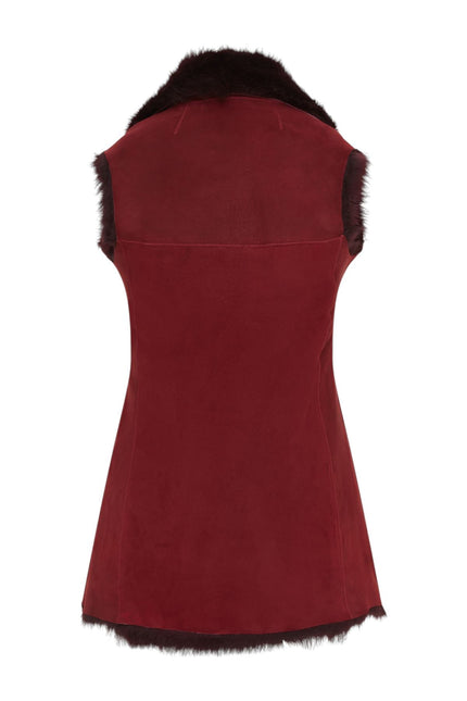 Women's Toscana Sheepskin Long Gilet-Sorocaba