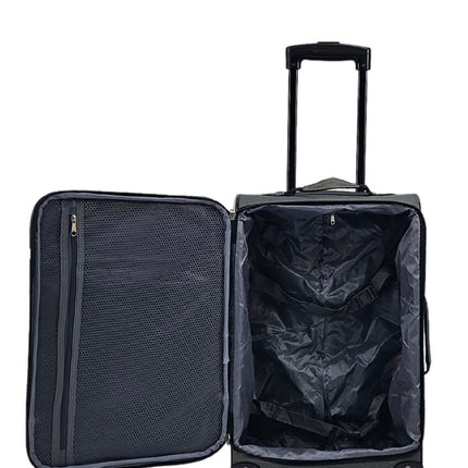 Lightweight Suitcases 4 Wheel Luggage Travel Cases Soft Bags Cabin Set