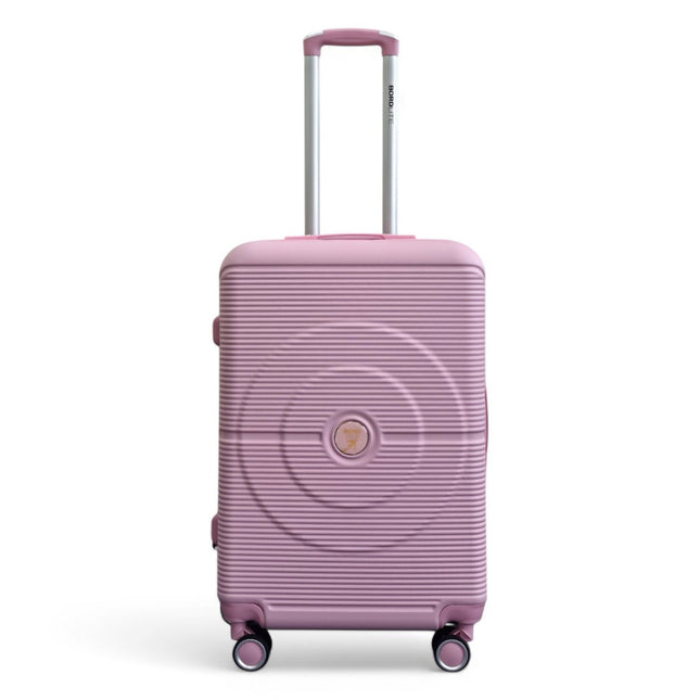 Robust ABS Hard Shell 8 Wheels Luggage Travel Holiday Cabin Suitcase Set