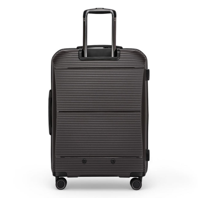 Expandable Hard Shell PP 8 Wheel Luggage Travel Cabin Holiday Bags Suitcase Set