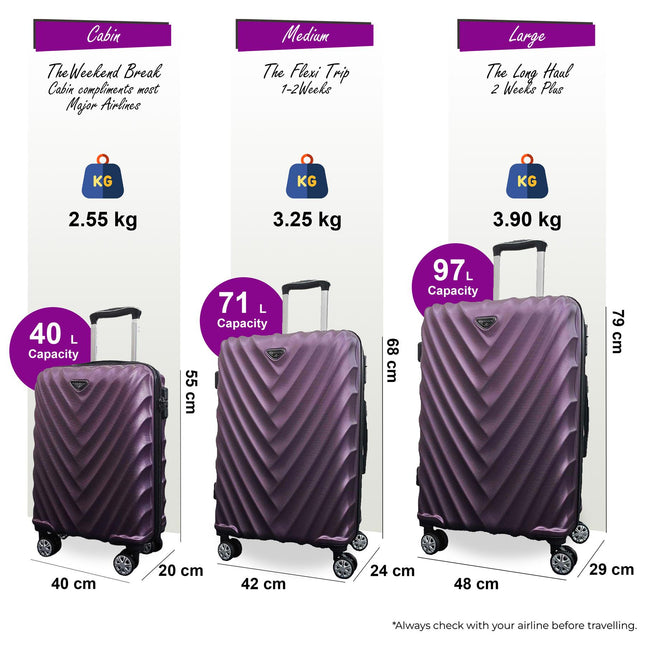 Strong ABS Hard Shell Luggage Suitcase