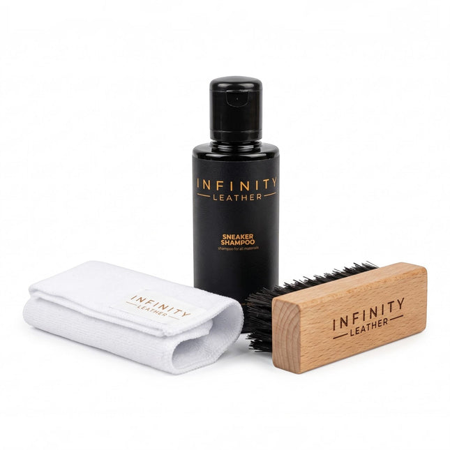 Sneaker Shampoo, Nylon Brush & Glove Shoe Cleaning Kit