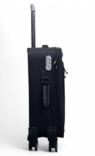 Soft Shell Cabin Suitcase 59 x 37 x 23 cm Luggage Suitable for Easyjet, Ryanair