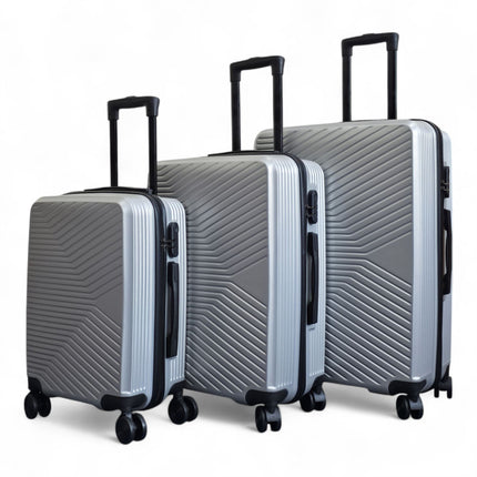 Hardshell Suitcase Set Robust 8 Wheel Cabin Luggage Case Bag