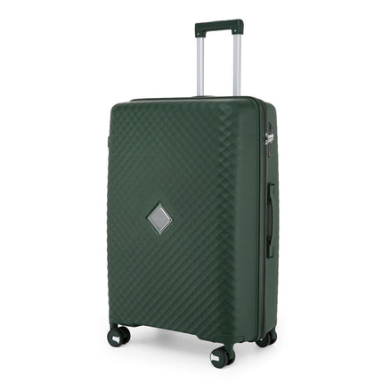 Dual 4 Wheel Robust Lightweight TSA Hard Shell Suitcase Luggage Travel Bags Set