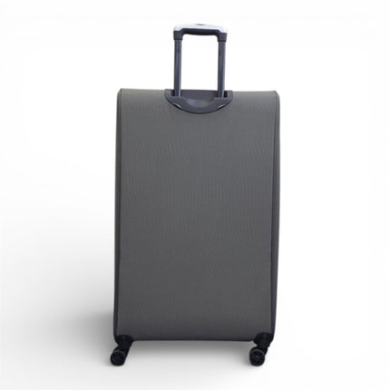 Soft Shell Lightweight Nylon Suitcase Set 4 Wheel Travel Case Holiday Bags
