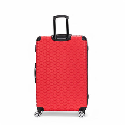 Hard Shell ABS 8 Wheel Luggage Travel Cabin Holiday Bags Suitcase Set