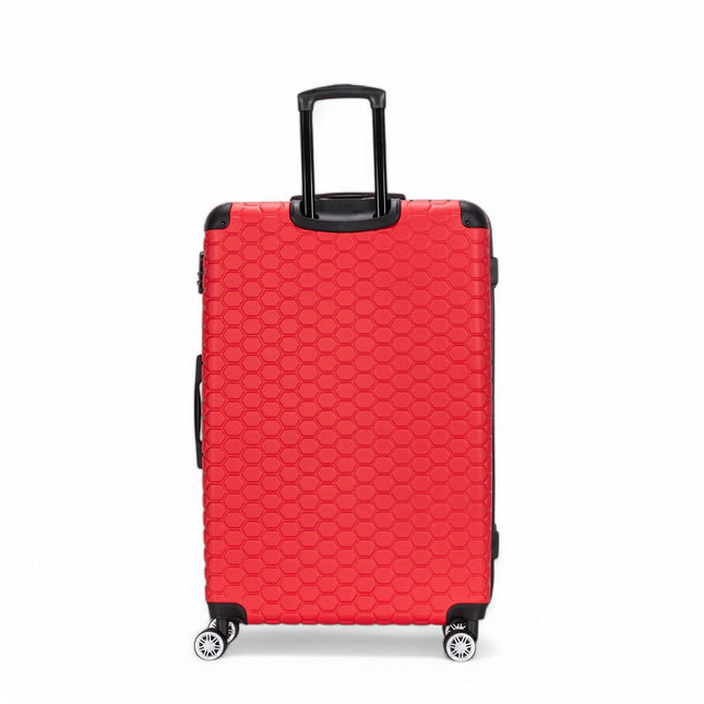 Hard Shell ABS 8 Wheel Luggage Travel Cabin Holiday Bags Suitcase Set