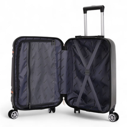 Hard Shell Cabin 36 x 22 x 56 cm ABS Suitcase Suitable for Easyjet, Ryanair, Wizzair