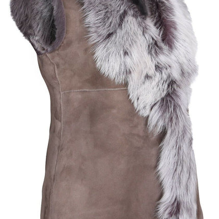 Women's Toscana Sheepskin Long Gilet-Sorocaba