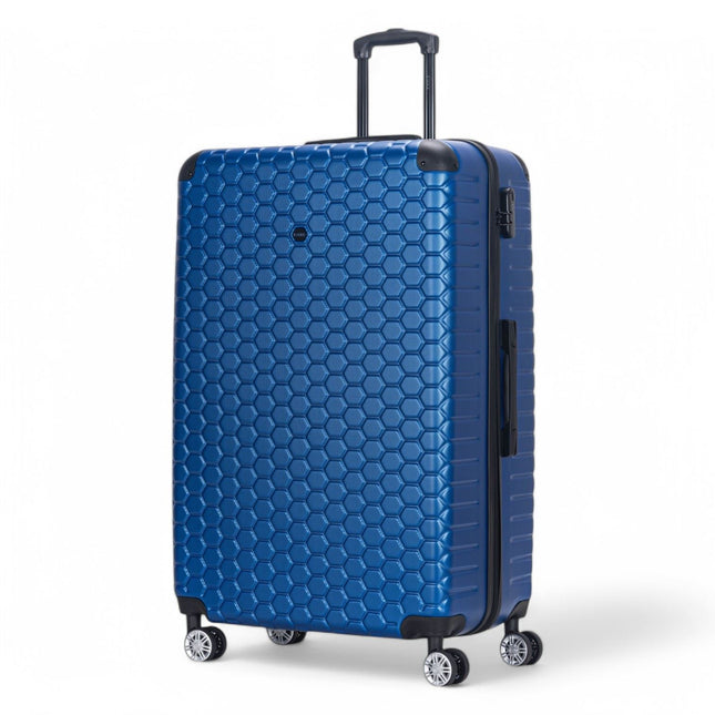 Hard Shell ABS 8 Wheel Luggage Travel Cabin Holiday Bags Suitcase Set