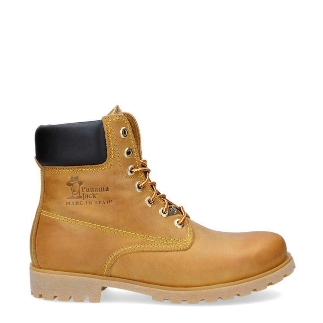 Panama Jack 03 C1 Mens Tan Waterproof Leather Lace Up Hiking Ankle Boots