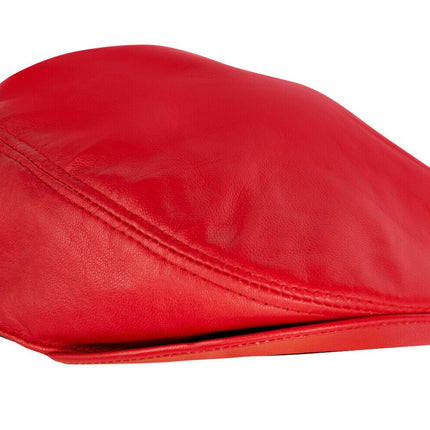 Mens  Flat Hat Leather Peaky Blinders Beret Newsboy Gatsby Golf Cabbie Cap