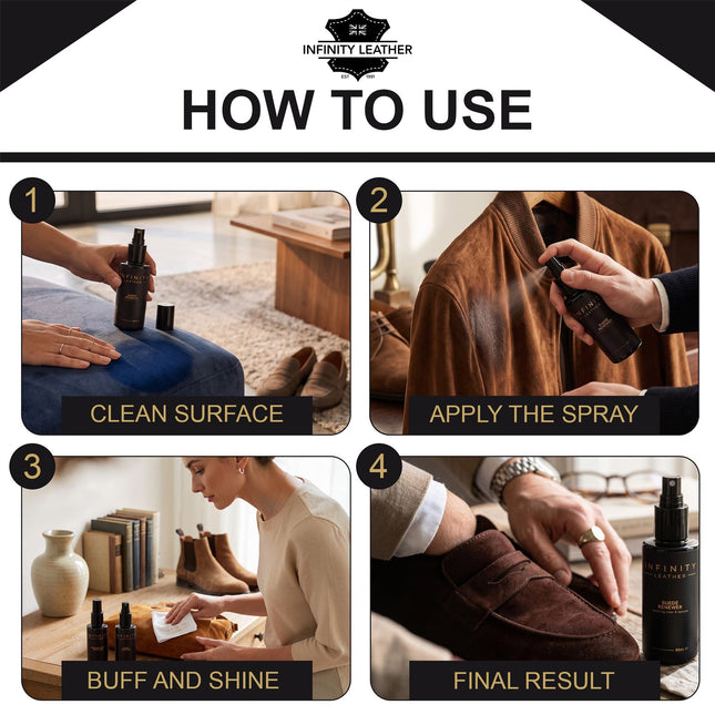Suede & Nubuck Colour Restorer Spray Suede Renewer