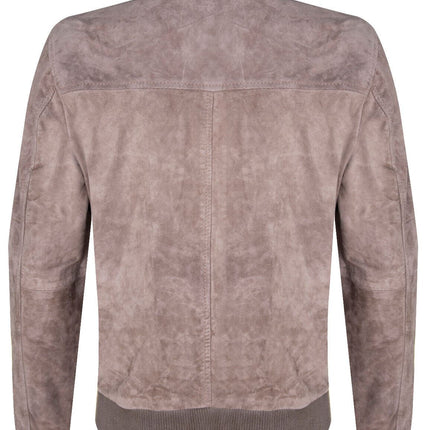 Mens Goat Suede MA-1 Bomber Jacket-Auckland