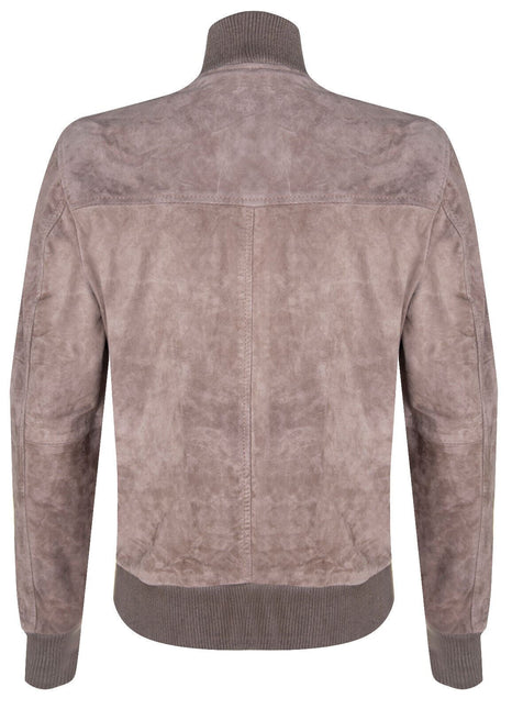 Mens Goat Suede MA-1 Bomber Jacket-Auckland