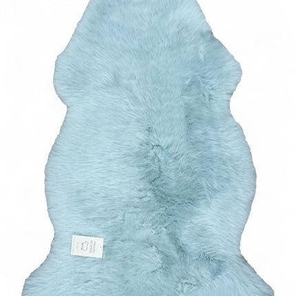 Genuine Duck Egg Sheepskin Natural Silky Soft Fluffy Real Wool Rug