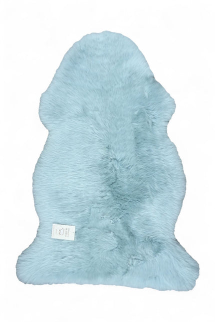 Genuine Duck Egg Sheepskin Natural Silky Soft Fluffy Real Wool Rug