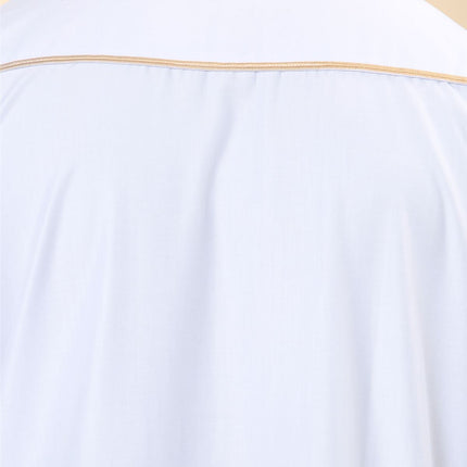 Men's Omani Eid White Thobe  Saudi Emirati Jubba Robe