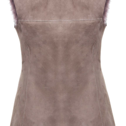 Women's Toscana Sheepskin Long Gilet-Sorocaba