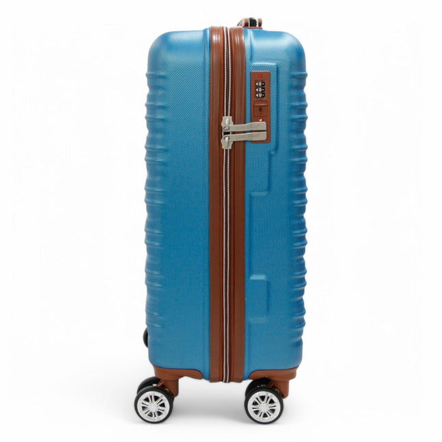 Hard Shell Cabin 55 x 36 x 20 cm ABS Suitcase Luggage Suitable for Easyjet, Ryanair