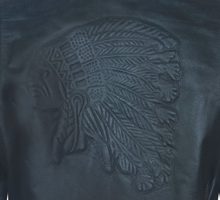 Men's Brando RED INDIAN Cowhide Jacket - Osasco