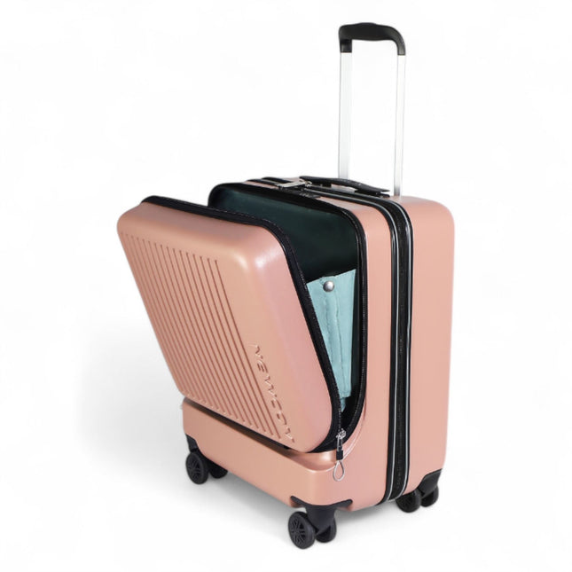 Durable EasyJet Ryanair 39 x 26 x 51.5 cm Front Open Cabin Luggage Travel Suitcase
