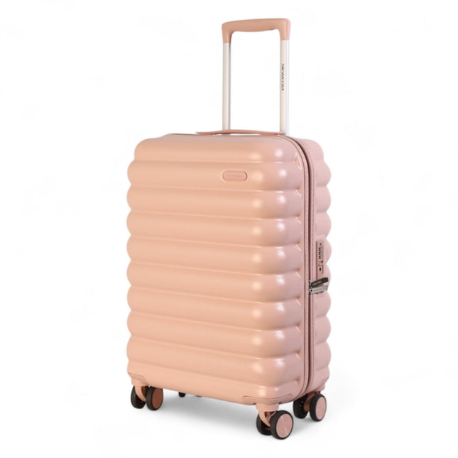 Hard Shell Cabin 37 x 22 x 55 cm TSA Secure Luggage Suitcase Suitable for Easyjet, Ryanair