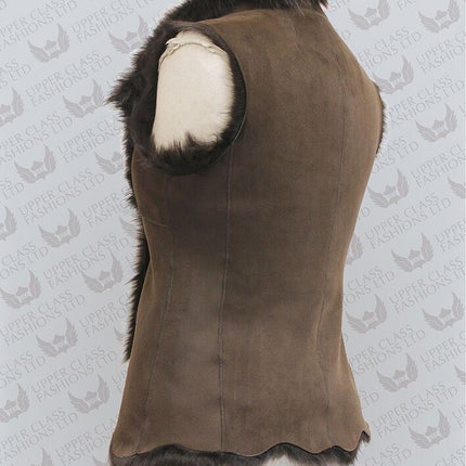 Women's Toscana Sheepskin Short Gilet-Denver