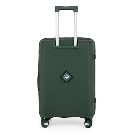 Dual 4 Wheel Robust Lightweight TSA Hard Shell Suitcase Luggage Travel Bags Set