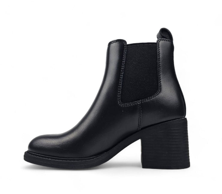 Windsorsmith Womens Black Classic Leather Platform Ankle Chelsea Boots - Varsity