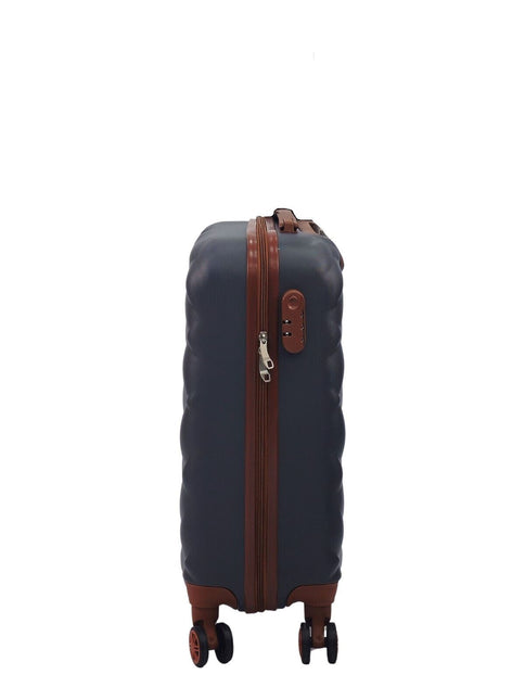 Grey Hard Shell Suitcase Luggage Set Travel Bag