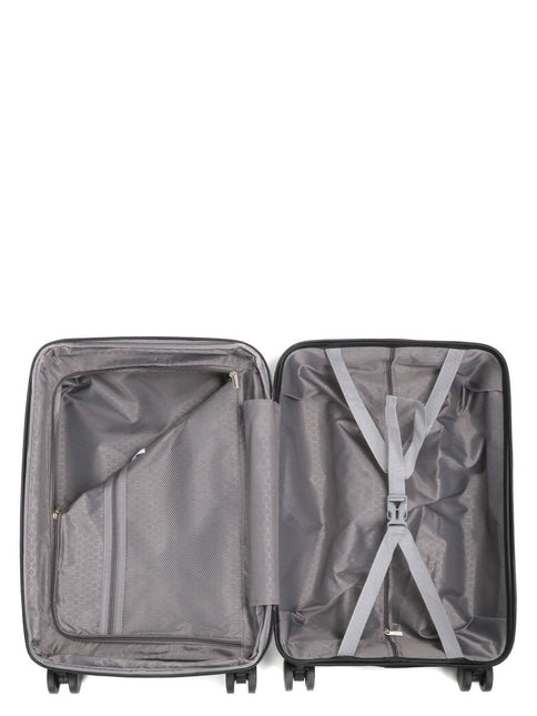 Hard Shell Cabin 55 x 37 x 22 cm PP Suitcase Luggage Suitable for Easyjet, Ryanair
