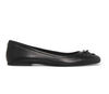 Windsorsmith Womens Black Leather Mocassin Flat Shoes - Babydoll