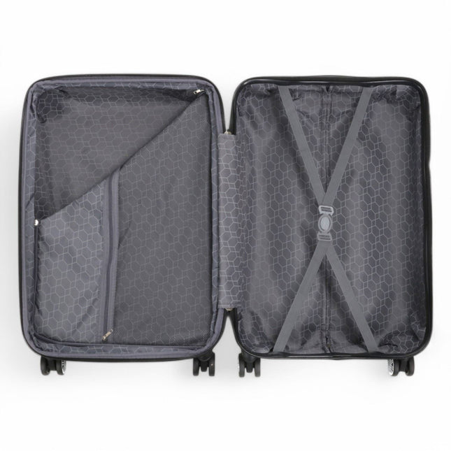 Expandable Hard Shell 8 Wheels Luggage Travel Cabin Bags Suitcase Set