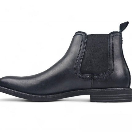 Windsorsmith Mens Black Leather Chelsea Ankle Dealer Boots - Sergio