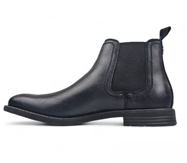 Windsorsmith Mens Black Leather Chelsea Ankle Dealer Boots - Sergio