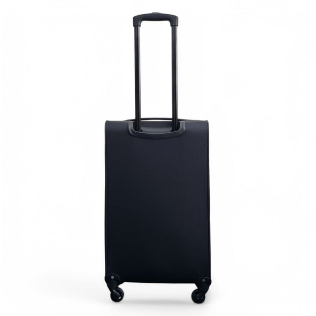 Expandable Soft Shell 4 Wheel Luggage Travel Cabin Suitcase Set Holiday Bags